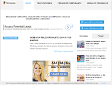 Tablet Screenshot of imagenesdecumpleanos.net